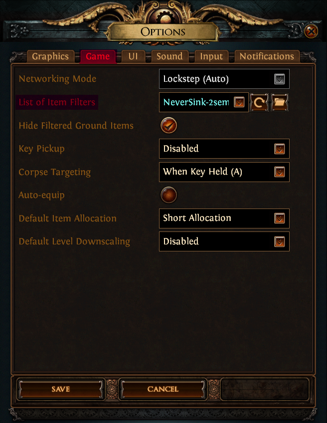 neversink loot filter 3.24